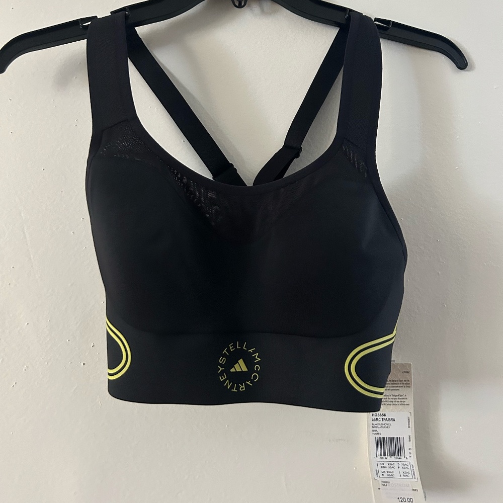 NWT- ADIDAS X STELLA MCCARTNEY SPRTS BRA, SIZE XS
